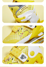 将图片加载到图库查看器,Pikachu Co branded Skating Shoes Children's Full Set Roller Skating Shoes Roller Skating Shoes Boys and Girls Beginners皮卡丘联名溜冰鞋儿童全套装滑轮旱冰滑冰鞋轮滑鞋男童女童初学者