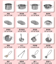 Load image into Gallery viewer, Children's Mini Kitchen Real Cooking Full Set Real Edition Cooking Edible Toy Set Kitchenware Girl Birthday Gift儿童迷你小厨房真煮全套真实版煮饭可吃玩具套装厨具女孩生日礼物