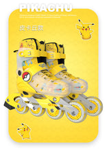 将图片加载到图库查看器,Pikachu Co branded Skating Shoes Children's Full Set Roller Skating Shoes Roller Skating Shoes Boys and Girls Beginners皮卡丘联名溜冰鞋儿童全套装滑轮旱冰滑冰鞋轮滑鞋男童女童初学者