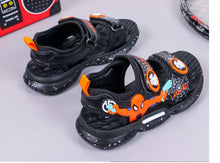 Load image into Gallery viewer, 儿童凉鞋男童2020新款夏季闪光小童蜘蛛侠沙滩鞋子中大童小孩发光