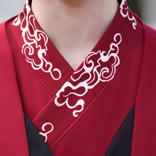 Load image into Gallery viewer, Children's Hanfu Boy's Handsome Student's Ancient Costume Chinese Style Xiake Young Master's Tang Costume Performance Suit Autumn and Winter Suit儿童汉服男童帅气学生古装中国风侠客公子少爷唐装表演服秋冬套装