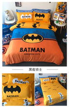 将图片加载到图库查看器,China Children'Spider-Man男孩卡通儿童蜘蛛侠纯棉四件套全棉被套床单床上用品学生三件套