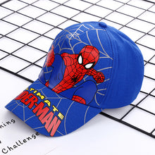 Load image into Gallery viewer, Spider-Man新款儿童帽子男童蜘蛛侠棒球帽宝宝卡通鸭舌帽户外休闲出游遮阳帽