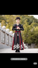 Load image into Gallery viewer, Children's Hanfu Boy's Handsome Student's Ancient Costume Chinese Style Xiake Young Master's Tang Costume Performance Suit Autumn and Winter Suit儿童汉服男童帅气学生古装中国风侠客公子少爷唐装表演服秋冬套装