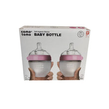 将图片加载到图库查看器,美国🇺🇸代购Comotomo 可么多么防摔宽口防胀气硅胶奶瓶250ml*2只装 两组色可选,