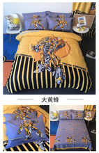 将图片加载到图库查看器,China Children'Spider-Man男孩卡通儿童蜘蛛侠纯棉四件套全棉被套床单床上用品学生三件套