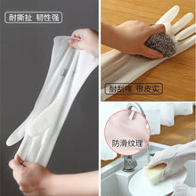 Load image into Gallery viewer, Washing, dishwashing, gloves, women's four seasons kitchen, household artifact, household rubber, waterproof and durable, thick rubber for household cleaning