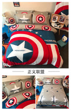 将图片加载到图库查看器,China Children'Spider-Man男孩卡通儿童蜘蛛侠纯棉四件套全棉被套床单床上用品学生三件套