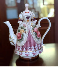 Load image into Gallery viewer, Coffee cup set玫瑰欧式陶瓷咖啡杯碟套装咖啡壶下午茶花茶壶茶杯 创意结婚礼物