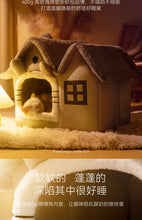 Load image into Gallery viewer, Cat's nest keeps warm in winter, all-purpose house type villa, enclosed bed house, cat's nest, pet and cat products in winter