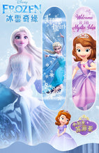 Load image into Gallery viewer, Children's skateboard迪士尼儿童四轮滑板3-6岁8以上12专业板初学者男孩女生双翘滑板车