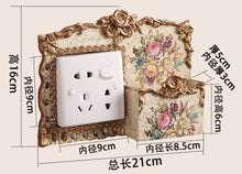 Load image into Gallery viewer, Chinese fruit plate set奢华欧式树脂花瓶水果盘烟灰缸纸巾盒套装创意家居装饰工艺品摆件