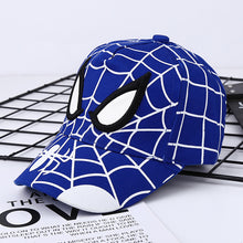 Load image into Gallery viewer, Spider-Man新款儿童帽子男童蜘蛛侠棒球帽宝宝卡通鸭舌帽户外休闲出游遮阳帽