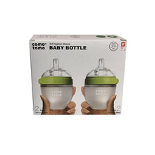 将图片加载到图库查看器,美国🇺🇸代购Comotomo 可么多么防摔宽口防胀气硅胶奶瓶250ml*2只装 两组色可选,