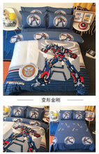 将图片加载到图库查看器,China Children'Spider-Man男孩卡通儿童蜘蛛侠纯棉四件套全棉被套床单床上用品学生三件套