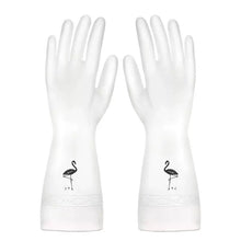 Load image into Gallery viewer, Washing, dishwashing, gloves, women's four seasons kitchen, household artifact, household rubber, waterproof and durable, thick rubber for household cleaning