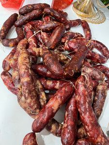 倩倩纯手工香肠贵州纯Chinese sausage Snacks Spicy手工制作麻辣味五香味黑胡椒味甜味原味香肠风干味500克