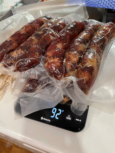 倩倩纯手工香肠贵州纯Chinese sausage Snacks Spicy手工制作麻辣味五香味黑胡椒味甜味原味香肠风干味500克