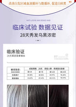 将图片加载到图库查看器，Black technology comb - white - hair - red and blue light massage does not hurt the scalp or hair - natural black 【欧洲专研】黑科技梳子-白-髪-红蓝光按摩不伤头皮不伤发-自然黑
