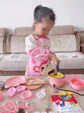 将图片加载到图库查看器，Children&#39;s Mini Kitchen Real Cooking Full Set Real Edition Cooking Edible Toy Set Kitchenware Girl Birthday Gift儿童迷你小厨房真煮全套真实版煮饭可吃玩具套装厨具女孩生日礼物
