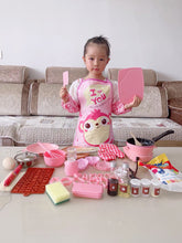 将图片加载到图库查看器，Children&#39;s Mini Kitchen Real Cooking Full Set Real Edition Cooking Edible Toy Set Kitchenware Girl Birthday Gift儿童迷你小厨房真煮全套真实版煮饭可吃玩具套装厨具女孩生日礼物
