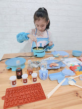 将图片加载到图库查看器，Children&#39;s Mini Kitchen Real Cooking Full Set Real Edition Cooking Edible Toy Set Kitchenware Girl Birthday Gift儿童迷你小厨房真煮全套真实版煮饭可吃玩具套装厨具女孩生日礼物
