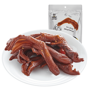 Chinese Food snack ZHOUHEIYA Duck palm Duck feet周黑鸭卤鸭掌160g美国现货🈵️88.88包邮