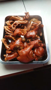 手工制作新鲜正宗武汉周黑鸭绝味卤味麻辣鸭头 鸭爪鸭脖子鸭翅膀 鸭腿 猪蹄 猪尾巴 鸡抓鸡翅鸡肾 鸡肝 鸡腿 欢迎预定美国现货 现做现发🈵️188.88包邮