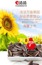 将图片加载到图库查看器，Chinese Delicious Qiaqia Guazi Sunflower Seeds 洽洽焦糖/山核桃味瓜子五香恰恰葵花籽炒货坚果休闲零食500g*4袋
