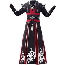 将图片加载到图库查看器，Children&#39;s Hanfu Boy&#39;s Handsome Student&#39;s Ancient Costume Chinese Style Xiake Young Master&#39;s Tang Costume Performance Suit Autumn and Winter Suit儿童汉服男童帅气学生古装中国风侠客公子少爷唐装表演服秋冬套装
