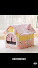 将图片加载到图库查看器，Cat&#39;s nest keeps warm in winter, all-purpose house type villa, enclosed bed house, cat&#39;s nest, pet and cat products in winter
