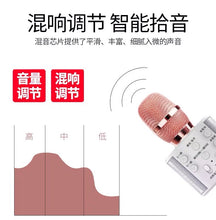 将图片加载到图库查看器，Microphone雅兰仕 K歌神器儿童麦克风话筒音响一体无线蓝牙手机唱歌K歌专用全民唱歌全能麦家庭KTV自带扩音器专用音箱
