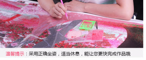 2023new full diamond 5d diamond painting custom real person photo manual diy point stick diamond brick stick painting cross stitch 2023新款满钻5d钻石画定制真人照片手工diy点贴钻砖石贴画十字绣