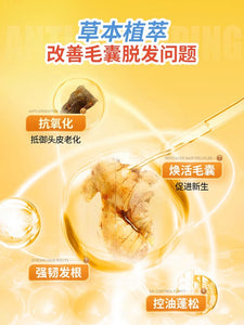 Anti hair loss and nourishing Chinese herbal shampoo ginger hair firming lotion南京同仁堂防脱育生发洗发水中草药生姜正品旗舰店固养发洗头膏