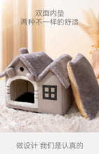 Load image into Gallery viewer, Cat&#39;s nest keeps warm in winter, all-purpose house type villa, enclosed bed house, cat&#39;s nest, pet and cat products in winter
