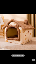 将图片加载到图库查看器，Cat&#39;s nest keeps warm in winter, all-purpose house type villa, enclosed bed house, cat&#39;s nest, pet and cat products in winter
